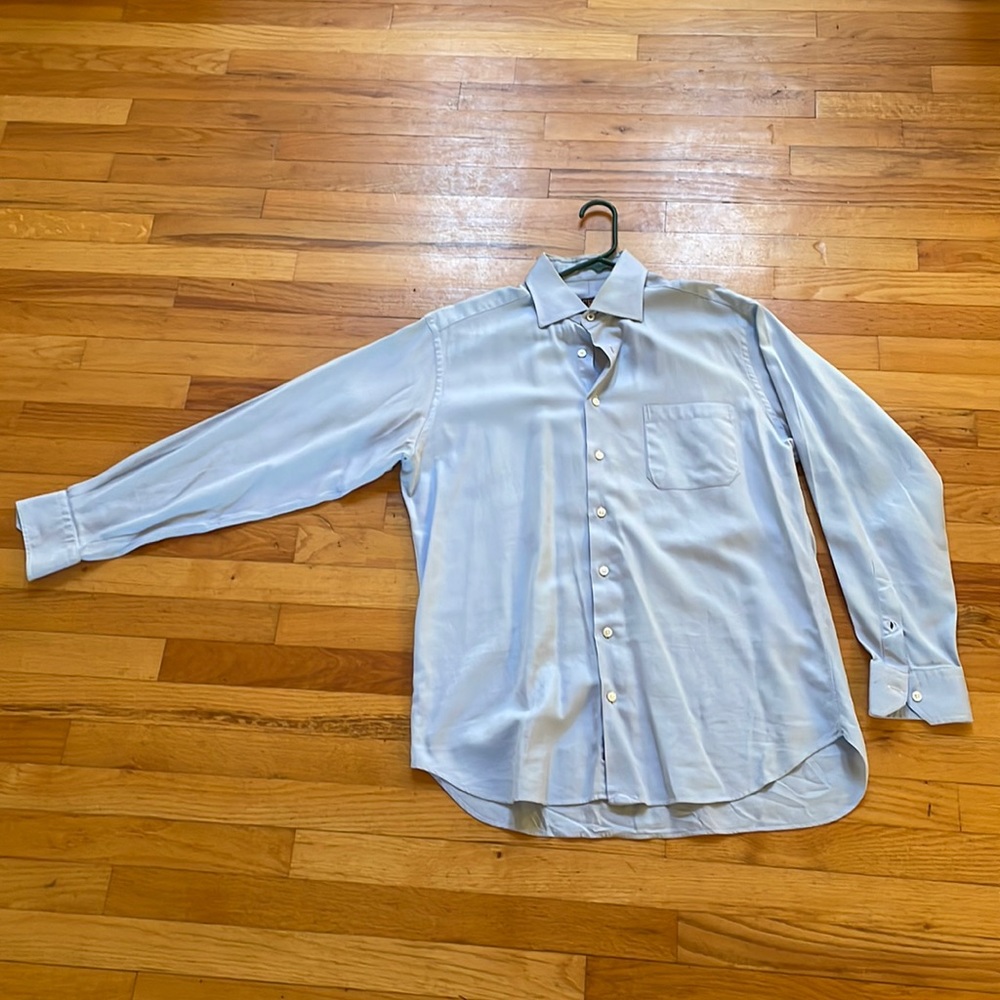 Men’s Robert Talbott long sleeve button down shirt, Large